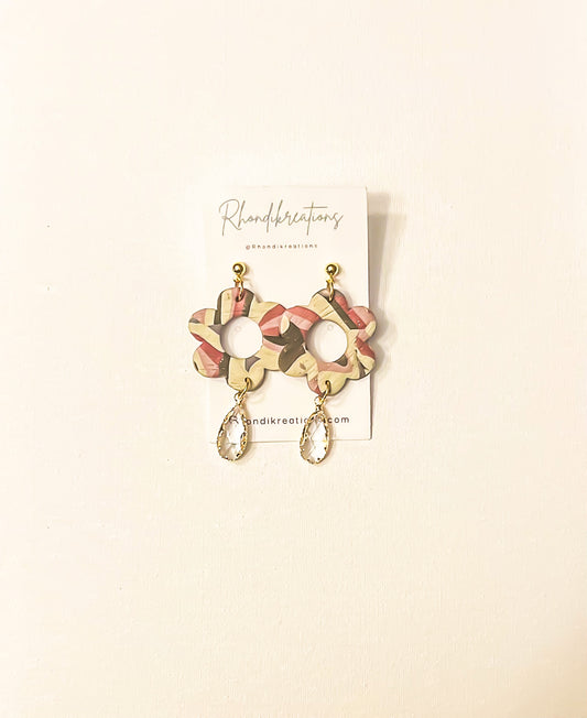 Flower Dusty Rose Earrings