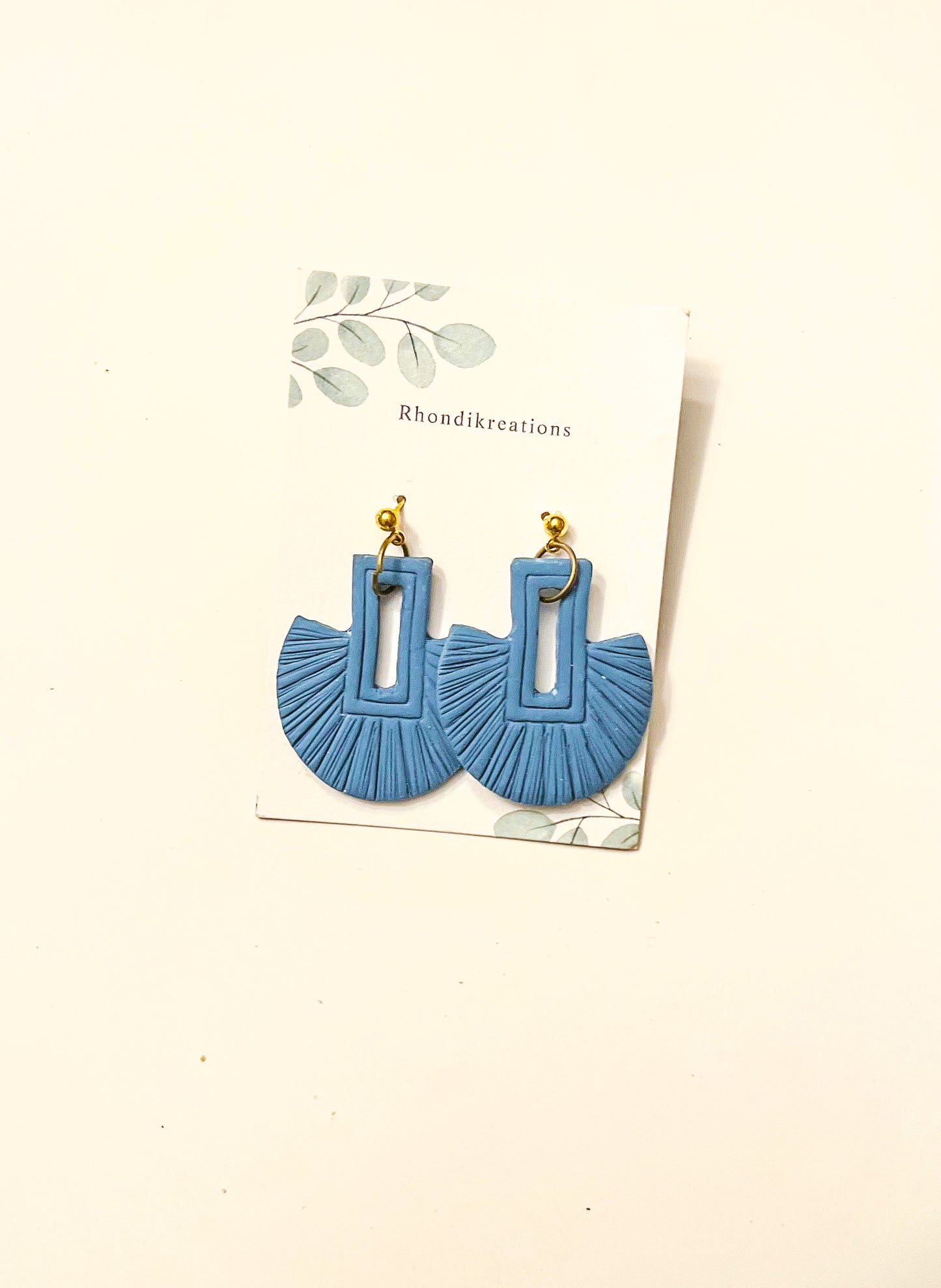 Blue Clay Earrings