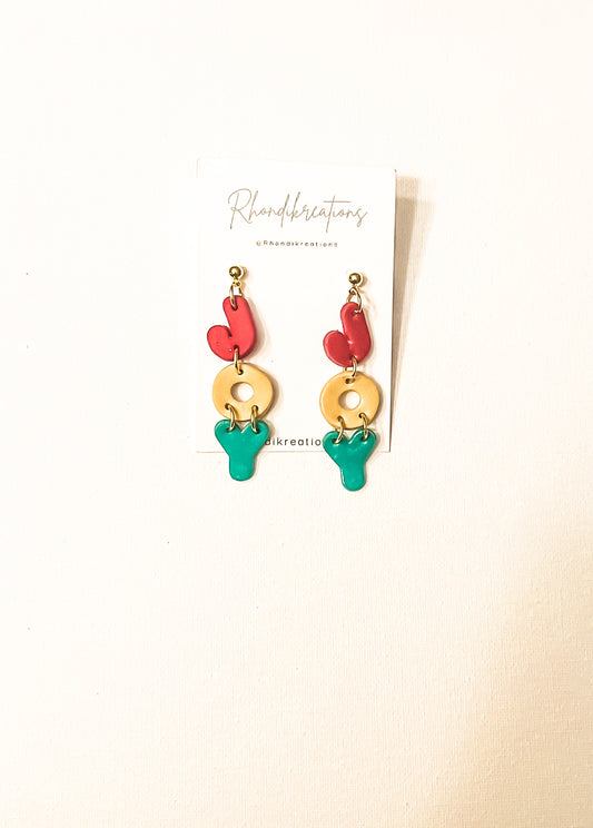 JOY Christmas Earrings