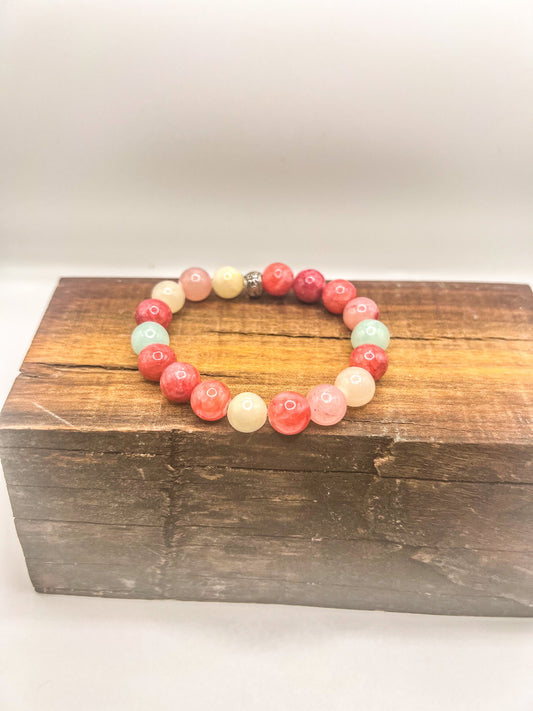 Multi-color Beads Stretch Bracelet