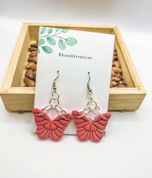 Butterfly Polymer Clay Earring